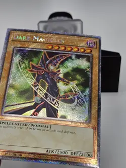 Konami Yu-Gi-Oh! Dark Magician RA04-EN106 1st Ed Platinum Secret 6th Art - Image 4