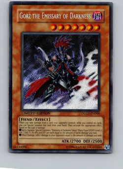 Gorz the Emissary of Darkness Dark Legends #DLG1-EN000 LP/NM - Image 1