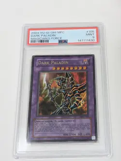 2003 YU-GI-OH! MFC-MAGICIAN'S FORCE #105 DARK PALADIN PSA 9 English - Image 1