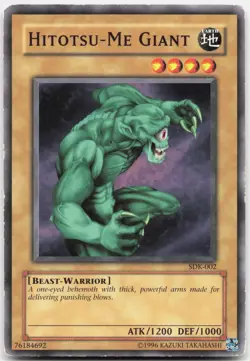 Hitotsu-Me Giant SDK-002 Common Starter Deck: Kaiba Yu-Gi-Oh Unlimited Near Mint - Image 1