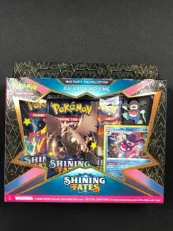Pokemon Shining Fates Mad Party Pin Collection - Galarian Mr. Rime Sealed - Image 1