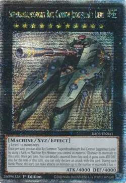 Yugioh! LP Superdreadnought Rail Cannon Juggernaut Liebe - RA03-EN041 - Quarter - Image 1