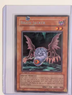 Yugioh Brain Jacker FET-EN034 Rare 1st Edition LP - Image 1