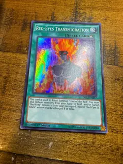 Red-Eyes Transmigration DRL2-EN017 1st Edition Super Rare PL + BONUS - Image 1