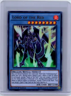 Lord of the Red DRL3-EN068 Dragons of Legend: Unleashed Yu-Gi-Oh 1st Edition MP - Image 1