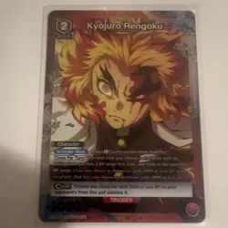 Bandai Union Arena Kyojuro Rengoku Demon Slayer R Foil Trigger UA07BT/KMY-2-071 - Image 1