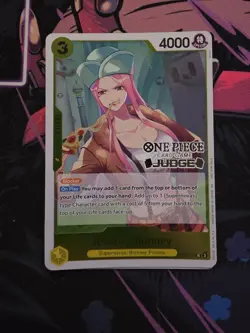 Jewelry Bonney OP10-107 Judge Stamped Foil - One Piece Promotion Cards Vol.7 - Image 1