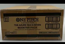 One Piece TCG OP-14 The Azure Sea's Seven Booster Box Case ENGLISH SEALED - Image 4