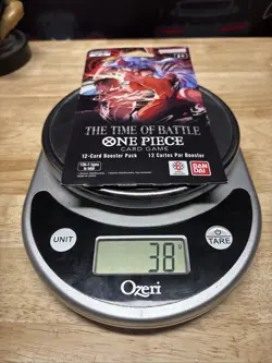 (HEAVY)🔥38g One Piece OP-16 The Time Of Battle Sleeved Booster Pack New - Image 1