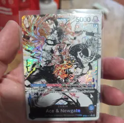 ST22-001 Ace & Newgate (Alt Art) LEADER ONE PIECE Card TCG NM English - Image 1