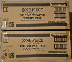 2x One Piece OP-16 The Time Of Battle Booster Box Case Sealed English - Image 1