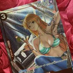Nami ONE PIECE EPIC Goddess ANIME WAIFU Holo Girl ACG Card Sea - Image 5