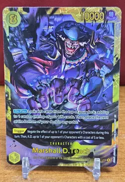 One Piece English OP16-119 Marshall D Teach Alternate Art Secret Rare NM - Image 1