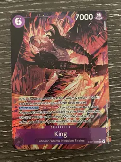 Bandai One Piece CCG King EB04-031 Special Holo Character Card 7000 Power - Image 3