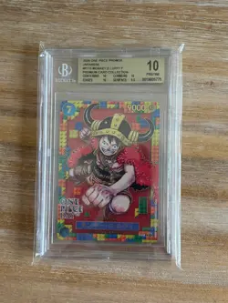 MONKEY D. LUFFY 2025 ONE PIECE JPN ONE PIECE DAY 25 #P-110 BGS 10 PRISTINE Q6095 - Image 1