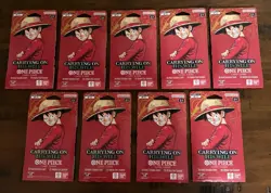 9x One Piece TCG: Carrying On His Will Sleeved Booster Packs OP-13 ENGLISH - Image 1
