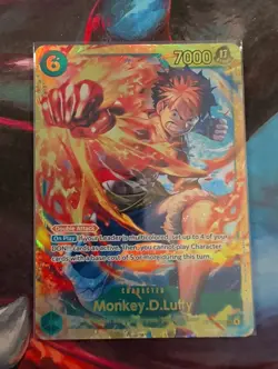 One Piece - Monkey D Luffy SEC OP13-118 - Carrying On His Will Near Mint - Image 1