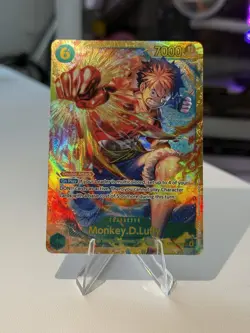 One Piece Monkey D Luffy OP13-118 Carrying On His Will SEC EXECELLENT CONDITION - Image 1