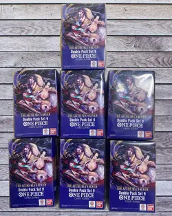 ONE PIECE TCG OP-14 The Azure Sea’s Seven-DP-09-Double Pack Set - LOT OF 7 - Image 1