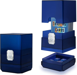 Deck Card Box for MTG with Dice Storage, 100+ Deck Case Boulder, Perfect Deck Ho - Image 1