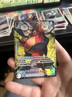 One Piece Marshall D Teach OP16-080 Leader Alt Art - Image 1
