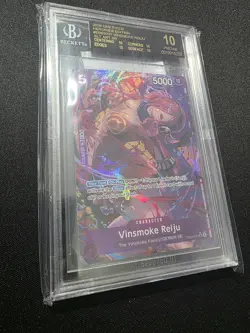 ONE OF ONE BLACK LABEL: One Piece Heroines: Vinsmoke Reiju ALT ART SR BGS 10 - Image 1