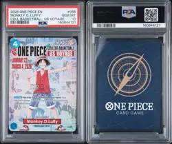 2026 ONE PIECE PROMOS COLLEGE BASKETBALL: US VOYAGE MONKEY D. LUFFY PSA 10 - Image 3