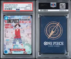 2026 ONE PIECE PROMOS COLLEGE BASKETBALL: US VOYAGE MONKEY D. LUFFY PSA 10 - Image 3