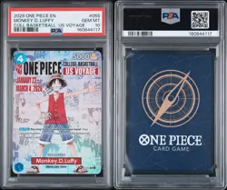 2026 ONE PIECE PROMOS COLLEGE BASKETBALL: US VOYAGE MONKEY D. LUFFY PSA 10 - Image 3