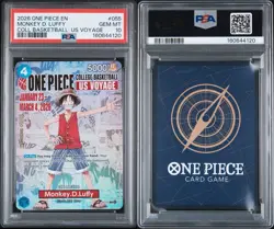 2026 ONE PIECE PROMOS COLLEGE BASKETBALL: US VOYAGE MONKEY D. LUFFY PSA 10 - Image 3