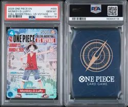2026 ONE PIECE PROMOS COLLEGE BASKETBALL: US VOYAGE MONKEY D. LUFFY PSA 10 - Image 3