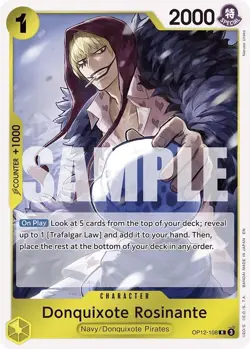 Donquixote Rosinante (108) OP12-108 Rare Legacy of the Master One Piece Foil NM - Image 1