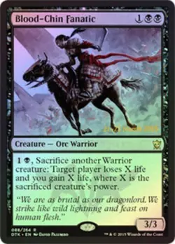 Blood-Chin Fanatic - Foil - Prerelease Promo NM, English MTG Prerelease Cards - Image 1
