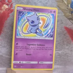 Pokemon Card Shining Mew -# 40/73- HP30- Basic-Holo-2017- NM - Image 3