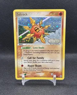 Solrock 25/92 Holo Rare Pokemon Card Legend Maker 2006 English - Image 1
