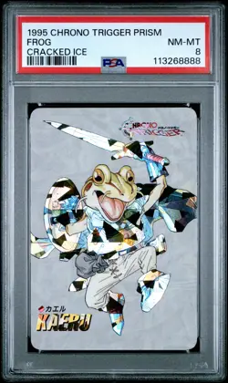 Chrono Trigger Promo Frog Cracked Ice 1995 Special Card PSA 8 - Image 1