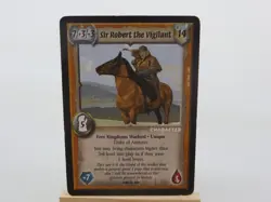 WARLORD Saga of the Storm CCG Character Card SIR ROBERT THE VIGILANT 060/295 - Image 1