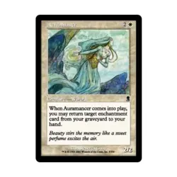 WOTC MtG Odyssey Auramancer (C) (Foil) NM - Image 1