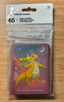 Pokemon Center Dreamy Dragonite Card Sleeves Pikachu Pokemon 65 Sleeves - NEW - Image 1