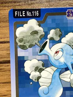 Pokemon Carddass Card Horsea 116 Bandai Pocket Monsters 1997 - Image 3