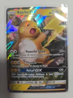 Pokemon Card Raichu GX 29/73 Ultra Rare Shining Legends NM - Image 1