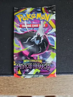Pokemon Mega Evolution Pitch Black Booster Pack 10 Cards Random Pack Art - Image 1