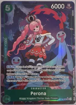 Bandai Perona OP14-033 Special Holo Character Card 6000 One Piece CCG English - Image 1