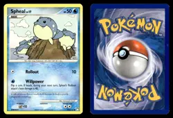 Spheal 102/123 Common Mysterious Treasures Pokemon Card - 1 - Image 1