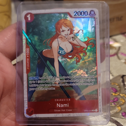 Bandai One Piece Card Game Nami OP01-016 R Alt Art Foil Romance Dawn EN - Image 1