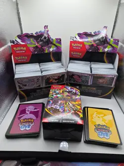 900 Eng Pokemon Card Bulk Lot - Pitch Black Set Includes Holos & Reverse Holos! - Image 1