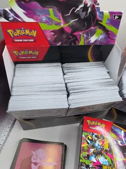900 Eng Pokemon Card Bulk Lot - Pitch Black Set Includes Holos & Reverse Holos! - Image 2