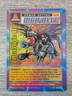 Digimon CCG Bandai 1999 ST-56 Ultra Digivolve Holo Foil Card - 34 - Image 1