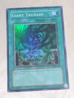 Giant Trunade - MRL-048 Super Rare YuGiOh TCG Spell Card Heavy Play (see pics) - Image 1