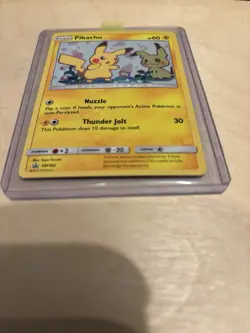 Pikachu Pokemon Card PROMO SM162 Holo Saya Tsuruta See Pics Nm- - Image 4